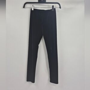 Janie and Jack Black Velvet Leggings Size 7